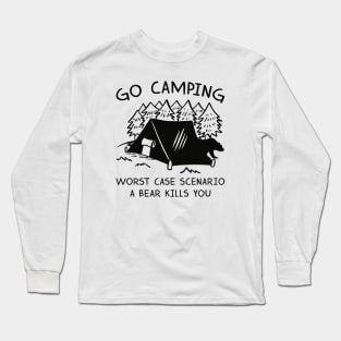 Go Camping Bear Long Sleeve T-Shirt